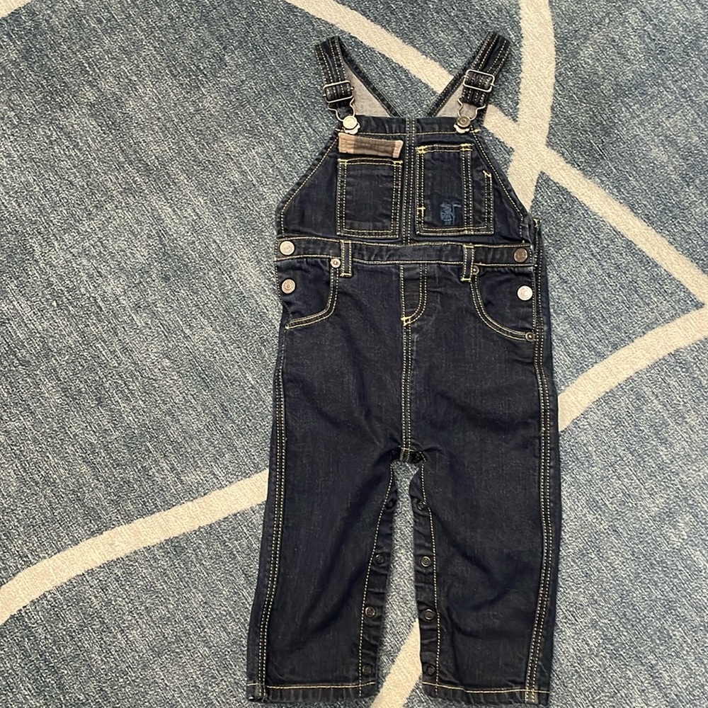 Burberry denim overalls